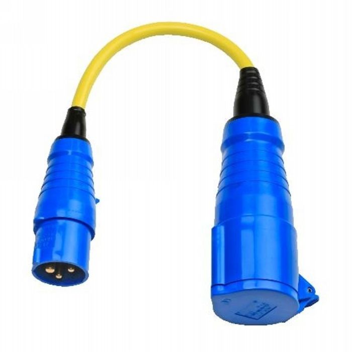Adaptateur CEE 16 A / 250 V vers 32 A CEE Ratio 30 cm 