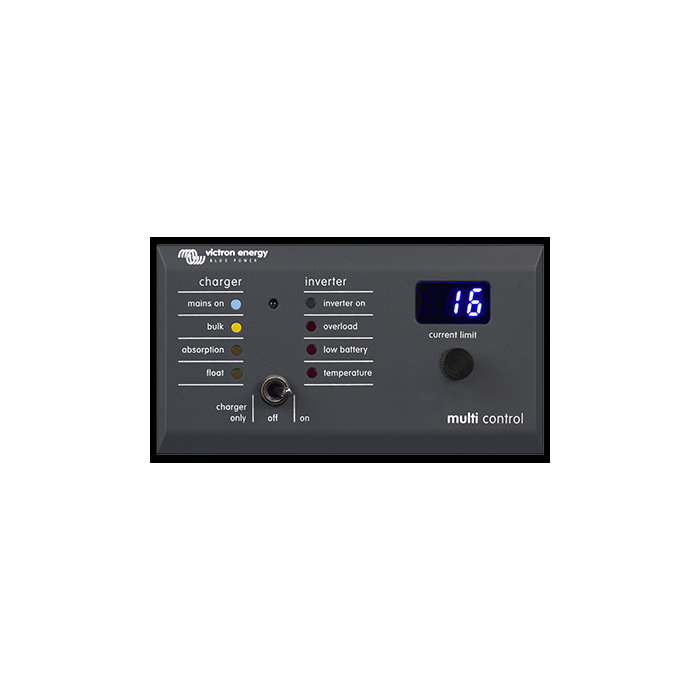 Panneau de commande Victron Energy Digital Multi Control 200/200A 