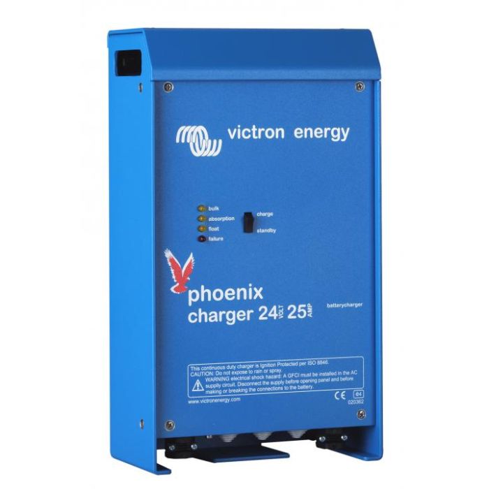 Chargeur de batterie Victron Energy Phoenix 24 V 25 A (2+1) 