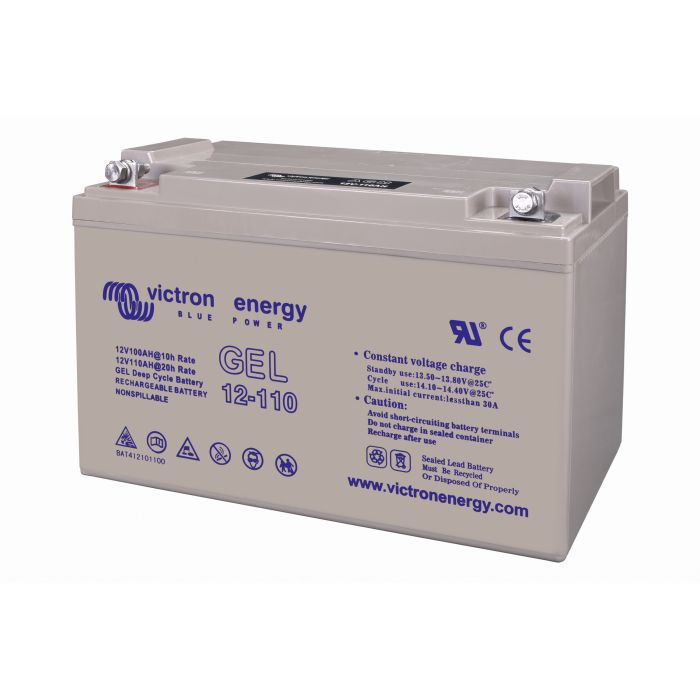 Batterie AGM semi-traction Victron Energy 12 V 110 Ah bornes M8 – Semi-traction AGM