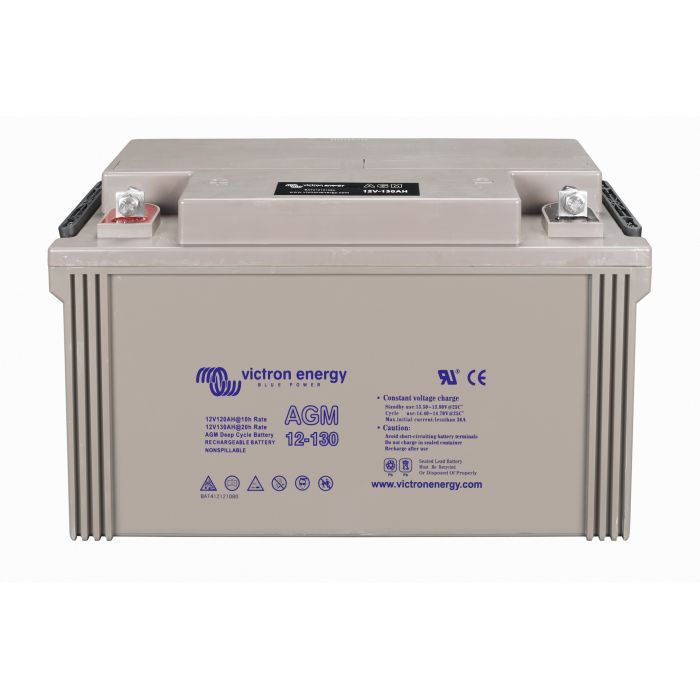 Batterie à décharge lente AGM Victron Energy 12 V 130 Ah – Semi-traction AGM