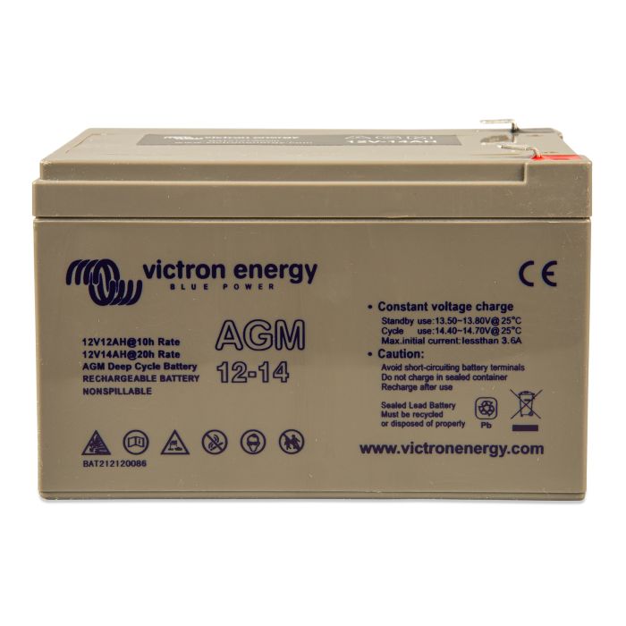 Batterie à décharge lente AGM Victron Energy 12 V 14 Ah – Semi-traction AGM