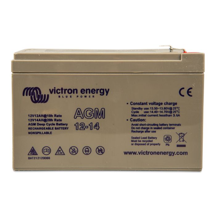 Batterie à décharge lente AGM Victron Energy 12 V 14 Ah – Semi-traction AGM