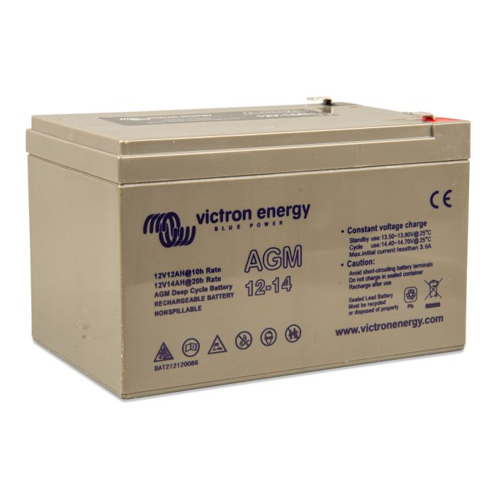 Batterie à décharge lente AGM Victron Energy 12 V 14 Ah – Semi-traction AGM
