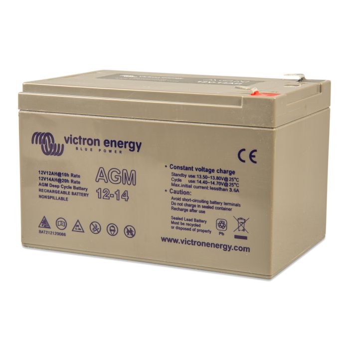 Batterie à décharge lente AGM Victron Energy 12 V 14 Ah – Semi-traction AGM