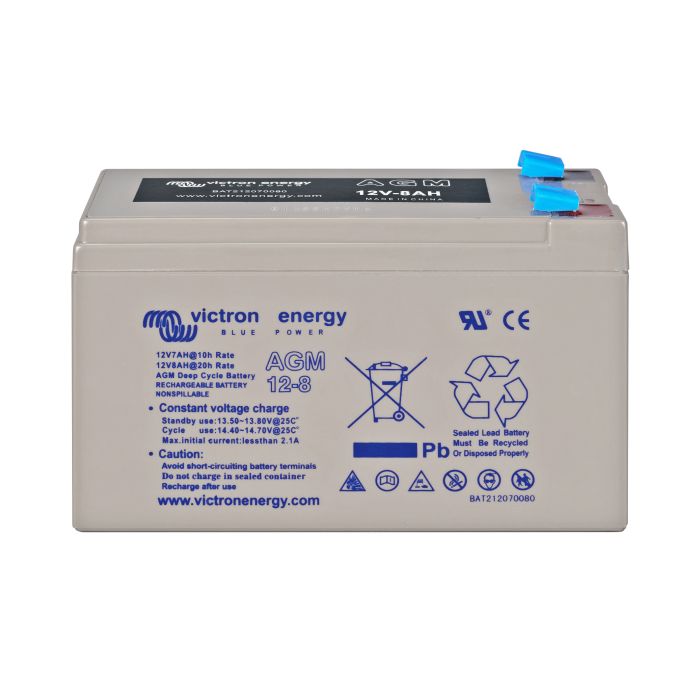 Batterie à décharge lente AGM Victron Energy 12 V 8 Ah – Semi-traction AGM