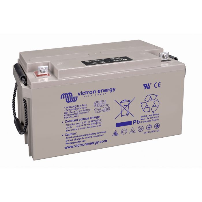 Batterie à décharge lente AGM Victron Energy 12 V 90 Ah M6 – Semi-traction AGM