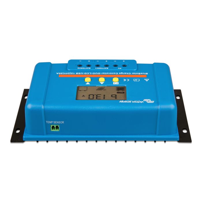 Régulateur de charge solaire PWM Victron BlueSolar 12/24 V 30 A LCD & USB 
