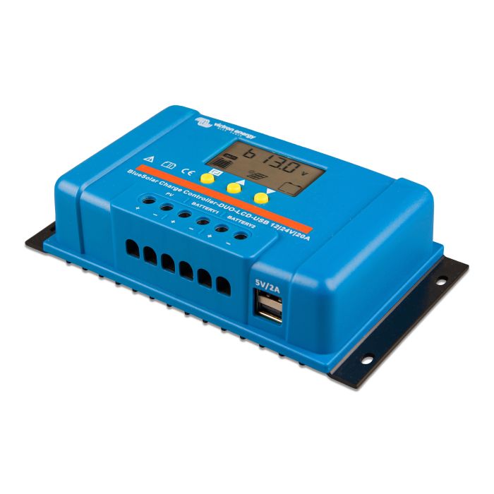 Régulateur de charge solaire Victron Energy BlueSolar PWM-LCD&USB 48 V 10 A 