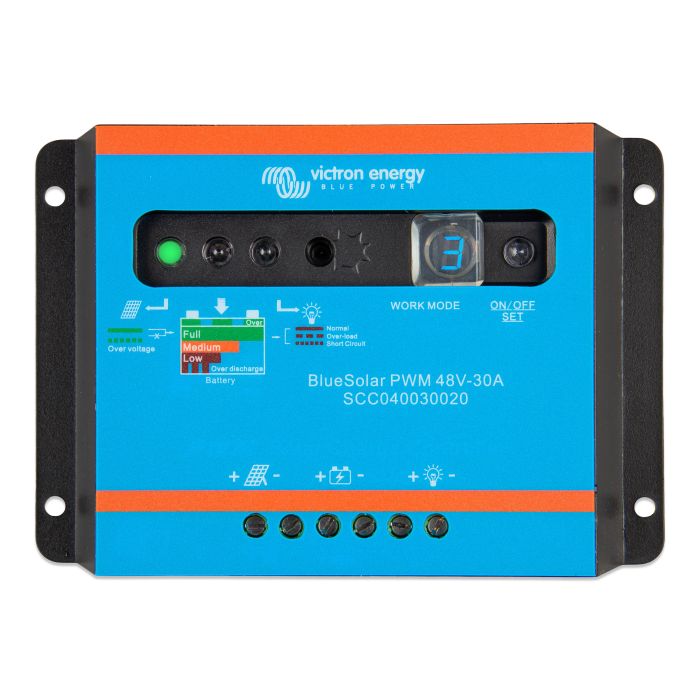 Régulateur de charge solaire Victron BlueSolar PWM-Light 48 V 30 A 