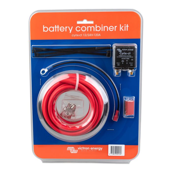 Coupleur de batteries Victron Cyrix-ct 12/24 V 120 A avec kit de câblage 