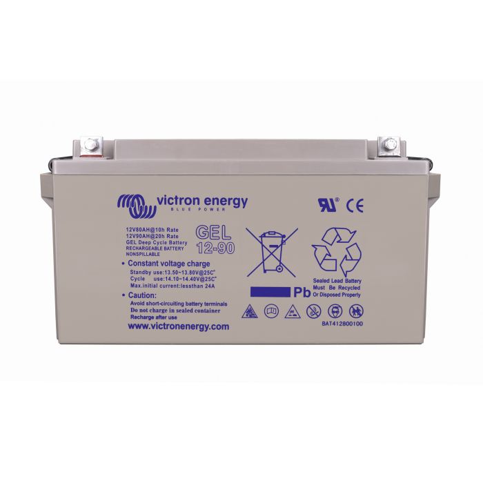 Batterie à décharge lente GEL Victron Energy 12 V 90 Ah – Semi-traction GEL