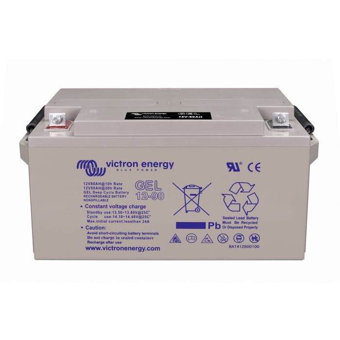Batterie à décharge lente GEL Victron Energy 12 V 90 Ah – Semi-traction GEL