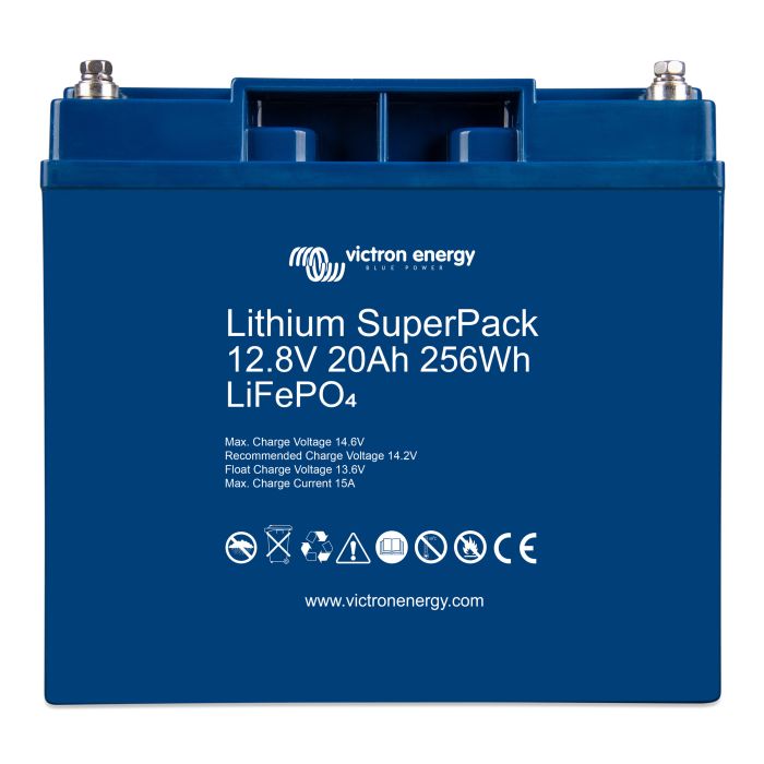 Batterie lithium LiFePO4 Victron Energy SuperPack 12,8 V 20 Ah – Lithium LiFePO4