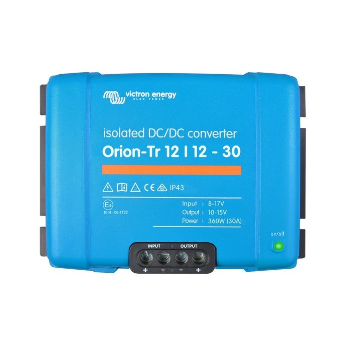Convertisseur DC-DC Victron Energy Orion-Tr 12/12-30A isolé 360 W 