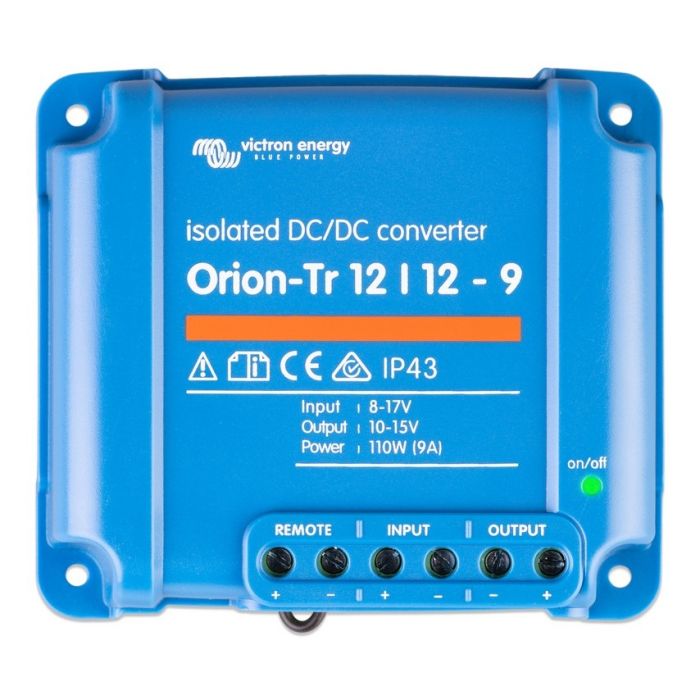 Convertisseur DC-DC Victron Energy Orion-Tr 12/12-9A isolé 110 W 