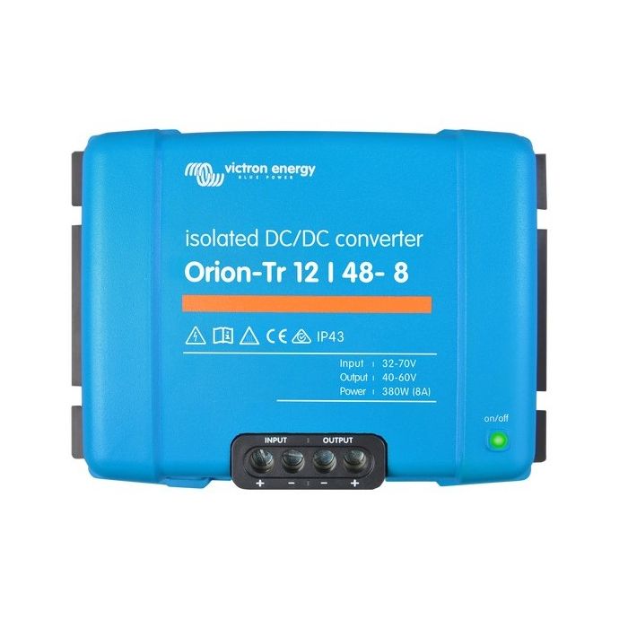 Convertisseur DC-DC isolé Victron Energy Orion-Tr 12/48-8A 380 W 