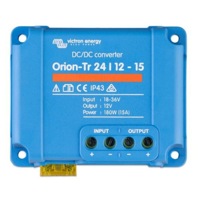 Convertisseur DC-DC Victron Energy Orion-Tr 24/12-15A 180 W non isolé 