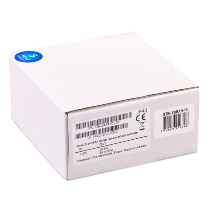 Convertisseur DC-DC Victron Energy Orion-Tr 24/24-5A isolé 120 W 