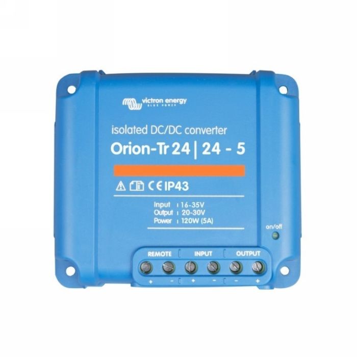 Convertisseur DC-DC Victron Energy Orion-Tr 24/24-5A 120 W isolé 