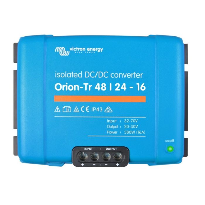 Convertisseur DC-DC Victron Energy Orion-Tr 48/24-16A isolé 380 W 