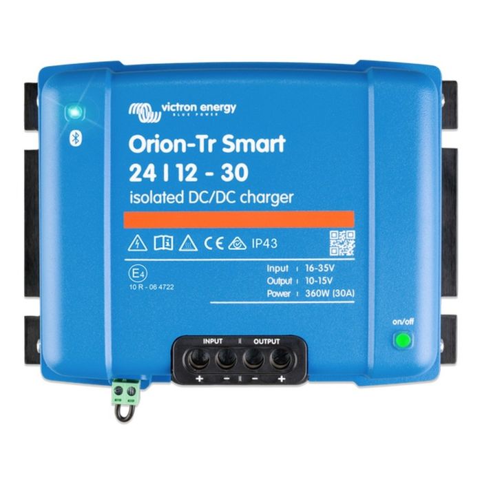Chargeur DC-DC Victron Orion-Tr Smart 24/12-30A isolé 24 V 30 A 360 W 