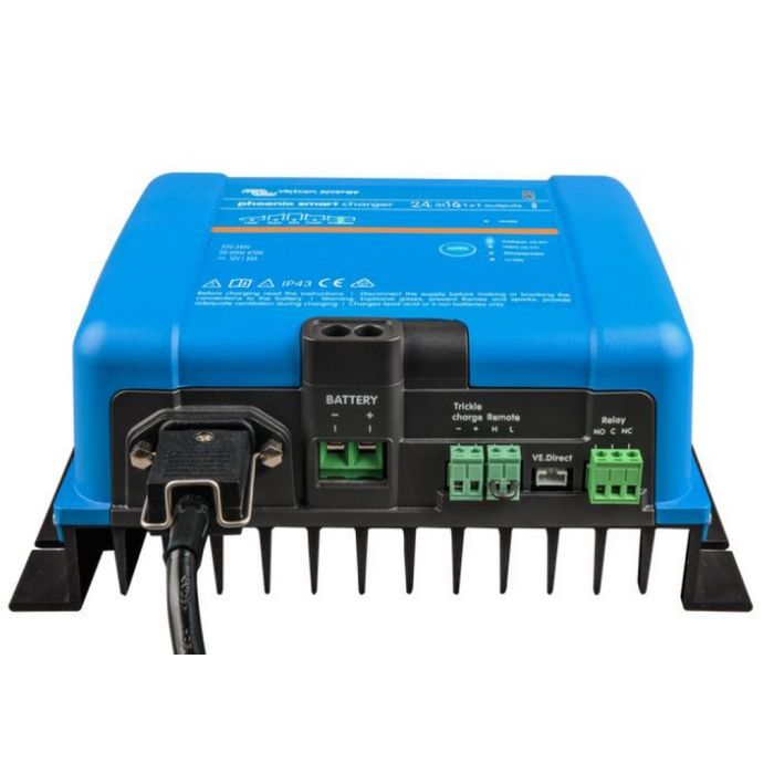 Chargeur de batterie Victron Phoenix Smart 24/16 (1+1) IP43 24 V 16 A 