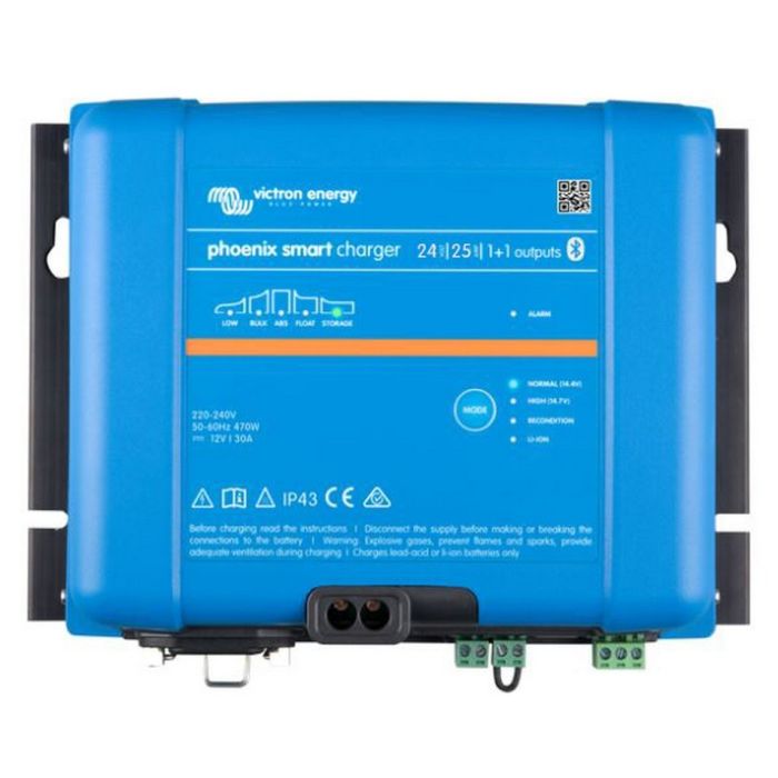 Chargeur de batterie Victron Energy Phoenix Smart IP43 24 V 25 A (1+1) 
