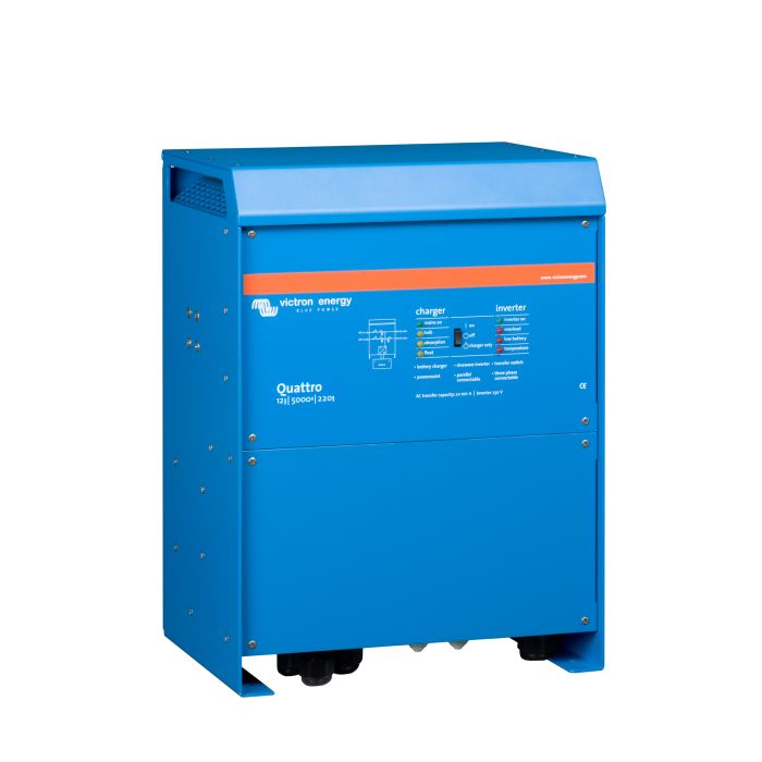 Convertisseur-chargeur Victron Quattro 12/5000/220-100/100 12 V 5 kVA 