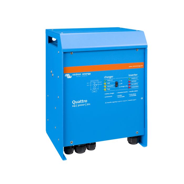 Convertisseur-chargeur Victron Quattro 24/5000/120-100/100 5 kVA 