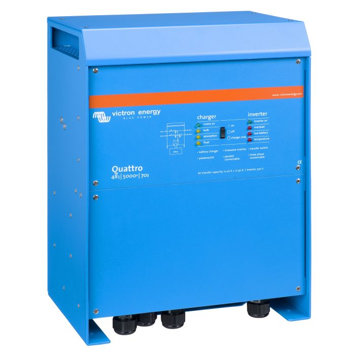 Convertisseur-chargeur Victron Quattro 48/5000/70-100/100 48 V 5 kVA 