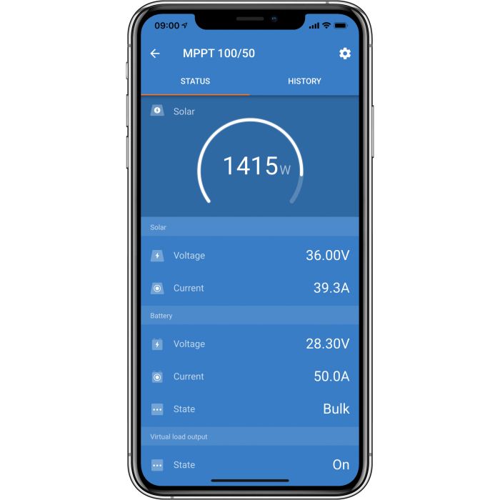 Régulateur de charge MPPT Victron SmartSolar 100/50 12/24 V 50 A 