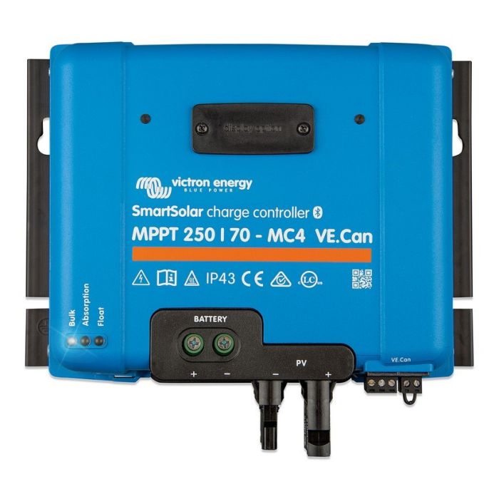Régulateur de charge solaire MPPT Victron SmartSolar 250/70-MC4 VE.Can 70 A 