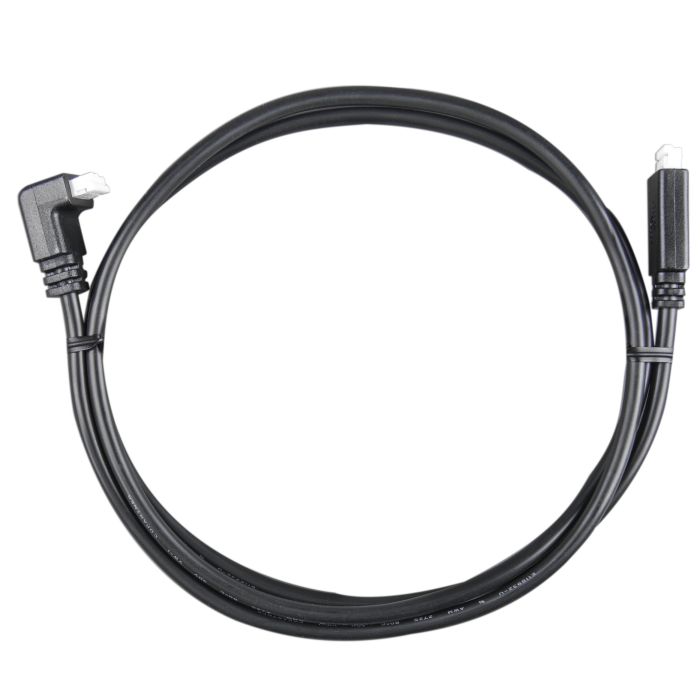 Câble VE.Direct Victron Energy 1,8 m coudé 90° d'un côté 