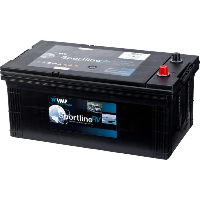 Batterie de démarrage VMF Sportline VMF200M 12 V 200 Ah 1150 A – Plomb-acide (sans entretien)