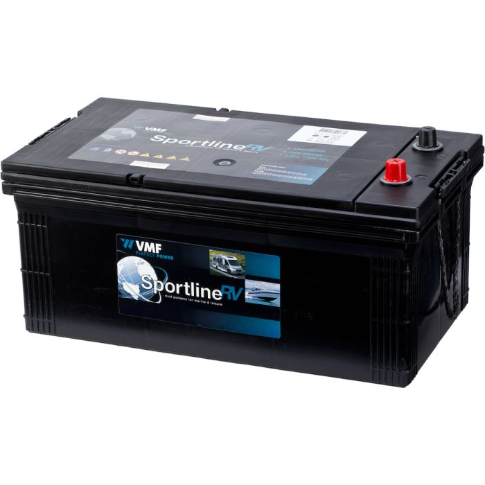 Batterie de démarrage VMF Sportline VMF225M 12 V 225 Ah 1320 A – Plomb-acide (sans entretien)