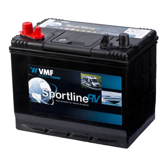 Batterie de démarrage VMF Sportline VMF24M 12 V 73 Ah 400 A – Plomb-acide (sans entretien)
