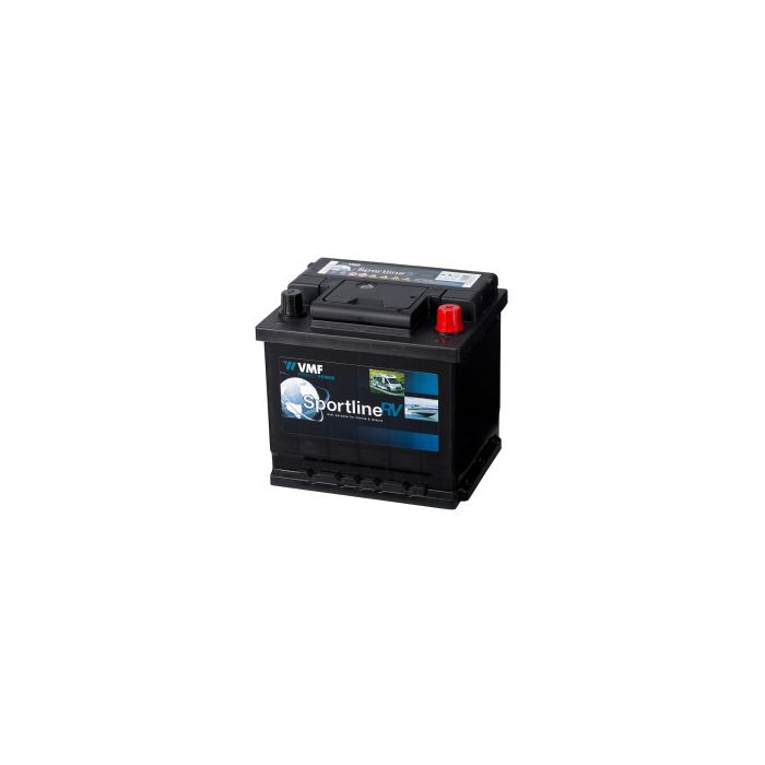 Batterie de démarrage VMF Sportline VMF50M 12 V 50 Ah 420 A – Plomb-acide (sans entretien)