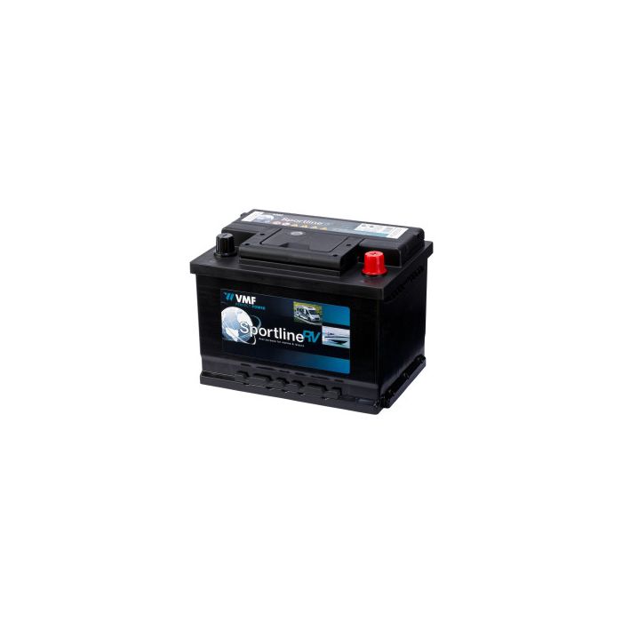 Batterie de démarrage VMF Sportline VMF60M 12 V 60 Ah 480 A – Plomb-acide (sans entretien)