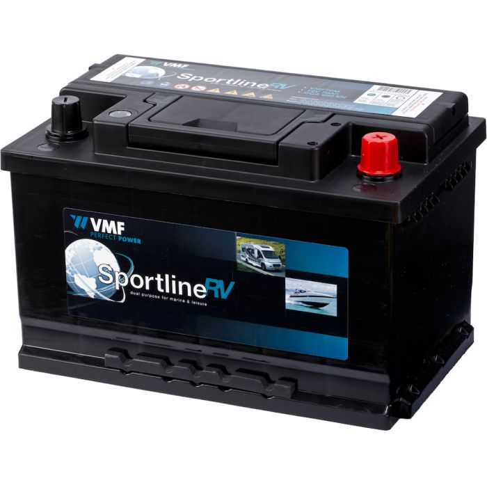 Batterie de démarrage VMF Sportline VMF70M 12 V 70 Ah 640 A – Plomb-acide (sans entretien)