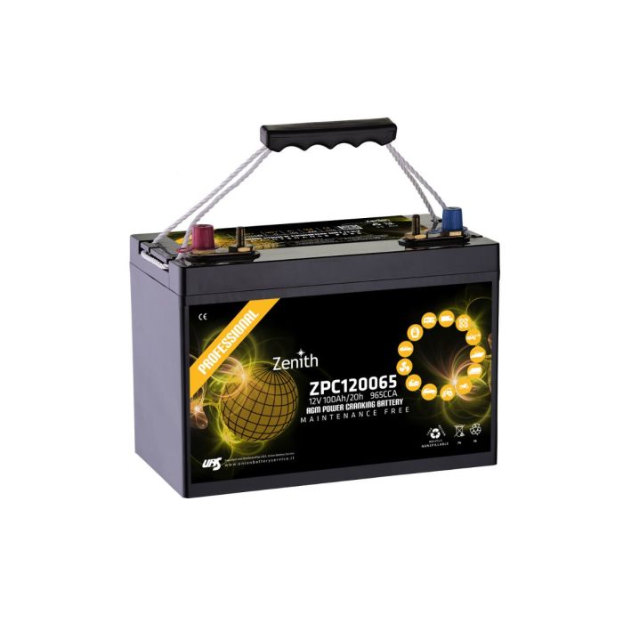 Batterie Start & Stop AGM Zenith ZPC120065 12 V 100 Ah 965 A – AGM