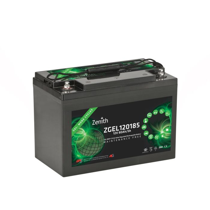 Batterie à décharge lente GEL Zenith ZGEL120185 12 V 90 Ah – GEL