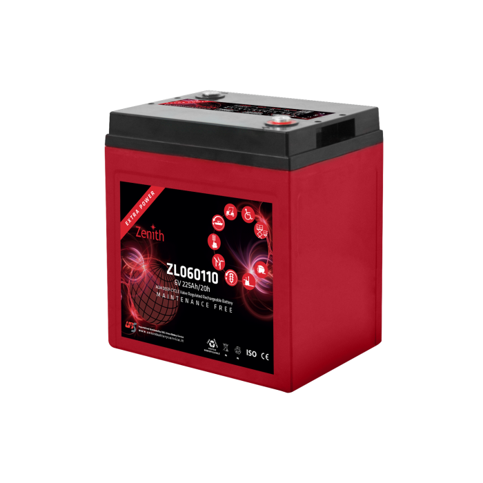 Batterie à décharge lente AGM Zenith ZL060110 6 V 224 Ah – AGM
