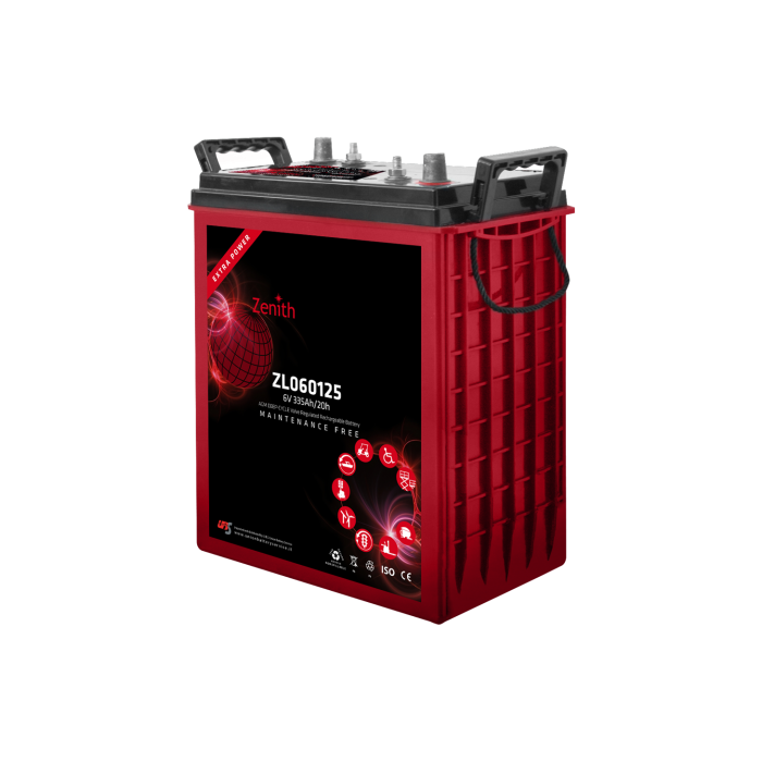 Batterie à décharge lente AGM Zenith ZL060125 6 V 335 Ah – AGM