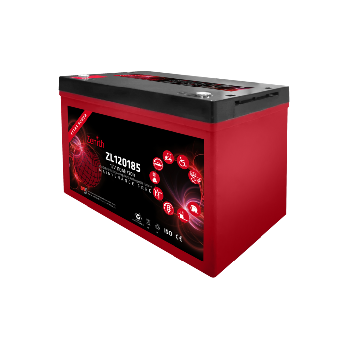 Batterie à décharge lente AGM Zenith ZL120185 12 V 105 Ah – AGM