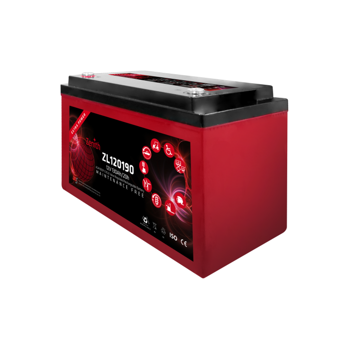 Batterie à décharge lente AGM Zenith ZL120190 12 V 130 Ah – AGM