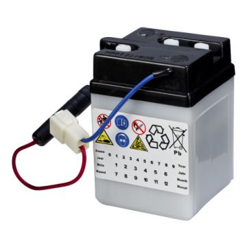 Batterie moto VMF Powersport 6N4C-1B 6 V 4 Ah 30 A – Plomb-acide (électrolyte liquide)