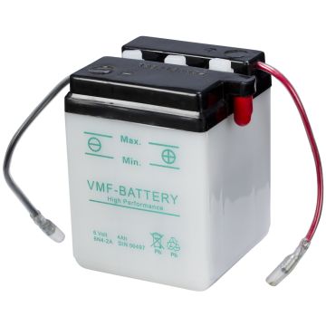 Batterie moto VMF Powersport 6N4-2A 6 V 4 Ah 35 A – Plomb-acide (électrolyte liquide)