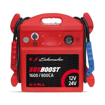 Booster de démarrage Schumacher 12 V / 24 V 1600 / 800 A 