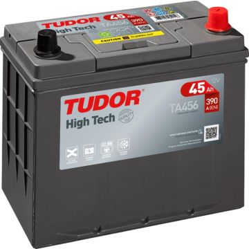 Batterie de démarrage Tudor High Tech TA456 12 V 45 Ah 390 A – Plomb-acide (sans entretien)